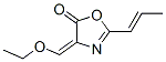 2-(1'-propenyl)-4-ethoxymethylene-5-oxazolone CAS#: 80589-24-8