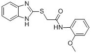 2-(1H-Benzimidazol-2-ylthio)-N-(2-methoxyphenyl)acetamide CAS#: 83408-88-2
