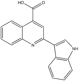 2-(1H-indol-3-yl)cinchoninic acid CAS#: 89391-04-8