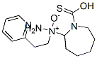 2-[2-[1-(1-Thiocarboxyhexahydro-1H-azepin-2-yl)hydrazino]ethyl]pyridine 1-oxide CAS#: 87587-17-5