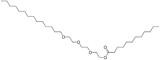 2-[2-[2-(tetradecyloxy)ethoxy]ethoxy]ethyl laurate CAS#: 84605-13-0