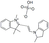 2-[2-(2,3-dihydro-2-methyl-1H-indol-1-yl)vinyl]-1,3,3-trimethyl-3H-indolium hydrogen sulphate CAS#: 83949-79-5