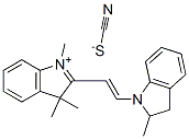 2-[2-(2,3-dihydro-2-methyl-1H-indol-1-yl)vinyl]-1,3,3-trimethyl-3H-indolium thiocyanate CAS#: 84560-11-2