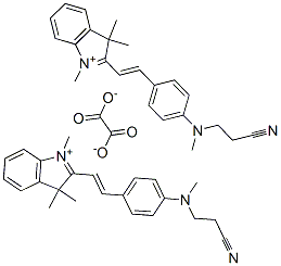 2-[2-[4-[(2-cyanoethyl)methylamino]phenyl]vinyl]-1,3,3-trimethyl-3H-indolium oxalate CAS#: 84100-86-7