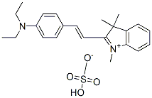2-[2-[4-(diethylamino)phenyl]vinyl]-1,3,3-trimethyl-3H-indolium hydrogen sulphate CAS#: 85283-95-0