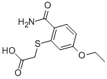 2-[[2-(AMINOCARBONYL)-5-ETHOXYPHENYL]THIO]ACETIC ACID CAS#: 84029-50-5
