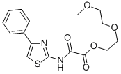 2-(2-Methoxyethoxy)ethyl oxo((4-phenyl-2-thiazolyl)amino)acetate CAS#: 81529-71-7