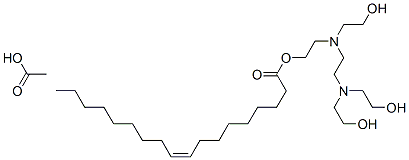2-[[2-[bis(2-hydroxyethyl)amino]ethyl](2-hydroxyethyl)amino]ethyl oleate monoacetate CAS#: 85005-70-5