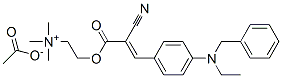 [2-[[2-cyano-3-[4-[ethylbenzylamino]phenyl]-1-oxoallyl]oxy]ethyl]trimethylammonium acetate CAS#: 83950-16-7
