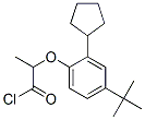 2-[2-cyclopentyl-4-(1,1-dimethylethyl)phenoxy]propionyl chloride CAS#: 85222-96-4