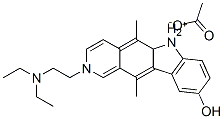 2-[2-(diethylamino)ethyl]-9-hydroxy-5,11-dimethyl-6H-pyrido[4,3-b]carbazolium acetate CAS#: 81531-58-0