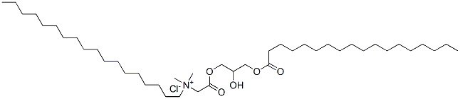 [2-[2-hydroxy-3-[(1-oxooctadecyl)oxy]propoxy]-2-oxoethyl]dimethyloctadecylammonium chloride CAS#: 85153-32-8