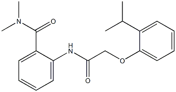 2-{[(2-isopropylphenoxy)acetyl]amino}-N,N-dimethylbenzamide CAS#: 815613-50-4