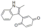 2-(2-methyl-1H-indol-3-yl)cyclohexa-2,5-diene-1,4-dione CAS#: 80641-49-2
