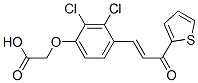 2-[2,3-dichloro-4-[(E)-3-oxo-3-thiophen-2-yl-prop-1-enyl]phenoxy]aceti c acid CAS#: 80672-97-5