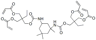 2-[[[[[3-[[[2,2-bis[[(1-oxoallyl)oxy]methyl]butoxy]carbonyl]amino]-3,5,5-trimethylcyclohexyl]amino]carbonyl]oxy]methyl]-2-ethylpropane-1,3-diyl diacrylate CAS#: 85136-62-5