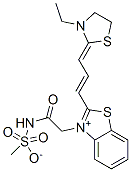2-[3-(3-ethylthiazolidin-2-ylidene)prop-1-enyl]-3-[2-[(methylsulphonato)amino]-2-oxoethyl]benzothiazolium CAS#: 85006-15-1