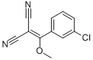 2-[(3-CHLOROPHENYL)METHOXYMETHYLENE]PROPANE DINITRILE CAS#: 81066-92-4