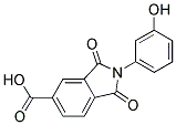 2-(3-HYDROXY-PHENYL)-1,3-DIOXO-2,3-DIHYDRO-1H-ISOINDOLE-5-CARBOXYLIC ACID CAS#: 82811-05-0
