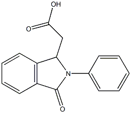 2-(3-Oxo-2-phenylisoindolin-1-yl)aceticacid CAS#: 88460-51-9