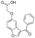 2-(3-benzoylbenzofuran-5-yl)oxyacetic acid CAS#: 82039-81-4
