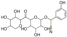 2-(3-hydroxyphenyl)-2-[3,4,5-trihydroxy-6-[(3,4,5-trihydroxyoxan-2-yl) oxymethyl]oxan-2-yl]oxy-acetonitrile CAS#: 82083-98-5