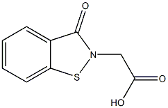 2-(3-oxobenzo[d]isothiazol-2(3H)-yl)acetic acid CAS#: 82152-06-5