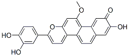 2-(3,4-Dihydroxyphenyl)-8-hydroxy-11-methoxy-9H-phenanthro[2,1-b]pyran-9-one CAS#: 84018-30-4