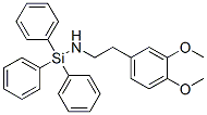 2-(3,4-dimethoxyphenyl)-N-triphenylsilyl-ethanamine CAS#: 80930-68-3
