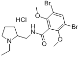 2-((3,5-Dibromo-2,6-dimethoxybenzamido)methyl)-1-ethylpyrrolidine hydr ochloride CAS#: 82952-65-6