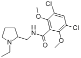 2-((3,5-Dichloro-2,6-dimethoxybenzamido)methyl)-1-ethylpyrrolidine CAS#: 82935-26-0
