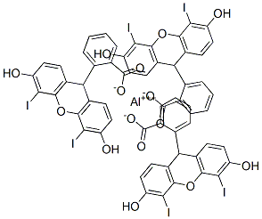 2-(3,6-dihydroxy-4,5-diiodoxanthen-9-yl)benzoic acid, aluminium salt CAS#: 85480-91-7