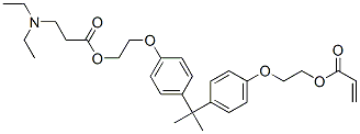 2-[4-[1-methyl-1-[4-[2-[(1-oxoallyl)oxy]ethoxy]phenyl]ethyl]phenoxy]ethyl N,N-diethyl-beta-alaninate CAS#: 84864-53-9