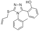 2-(4-(2-Methylphenyl)-5-(2-propenylthio)-4H-1,2,4-triazol-3-yl)phenol CAS#: 81518-45-8