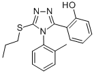 2-(4-(2-Methylphenyl)-5-(propylthio)-4H-1,2,4-triazol-3-yl)phenol CAS#: 81518-46-9