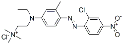 [2-[[4-[(2-chloro-4-nitrophenyl)azo]-3-methylphenyl]ethylamino]ethyl]trimethylammonium chloride CAS#: 85392-24-1