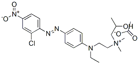 [2-[[4-[(2-chloro-4-nitrophenyl)azo]phenyl]ethylamino]ethyl](2-hydroxypropyl)dimethylammonium acetate CAS#: 82205-20-7