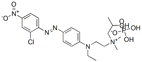 [2-[[4-[(2-chloro-4-nitrophenyl)azo]phenyl]ethylamino]ethyl](2-hydroxypropyl)dimethylammonium dihydrogen phosphate CAS#: 85187-98-0