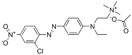 [2-[[4-[(2-chloro-4-nitrophenyl)azo]phenyl]ethylamino]ethyl]trimethylammonium acetate CAS#: 85187-95-7