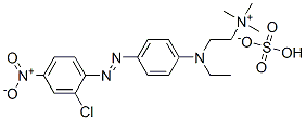 [2-[[4-[(2-chloro-4-nitrophenyl)azo]phenyl]ethylamino]ethyl]trimethylammonium hydrogen sulphate CAS#: 85187-94-6