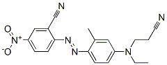 2-[[4-[(2-cyanoethyl)ethylamino]-o-tolyl]azo]-5-nitrobenzonitrile CAS#: 84255-17-4
