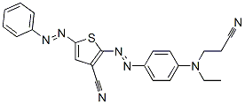 2-[[4-[(2-cyanoethyl)ethylamino]phenyl]azo]-5-(phenylazo)thiophene-3-carbonitrile CAS#: 84425-43-4
