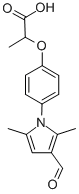 2-[4-(3-FORMYL-2,5-DIMETHYL-1H-1-PYRROLYL)PHENOXY]PROPANOIC ACID CAS#: 812642-70-9