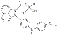 2-[4-[(4-ethoxyphenyl)methylamino]phenyl]-1-ethylbenz[cd]indolium dihydrogen phosphate CAS#: 83968-88-1