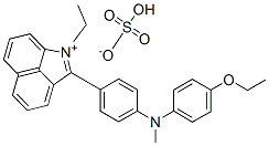 2-[4-[(4-ethoxyphenyl)methylamino]phenyl]-1-ethylbenz[cd]indolium hydrogen sulphate CAS#: 85187-80-0