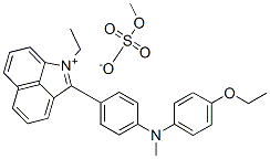 2-[4-[(4-ethoxyphenyl)methylamino]phenyl]-1-ethylbenz[cd]indolium methyl sulphate CAS#: 85187-81-1
