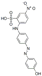 2-[[4-[(4-hydroxyphenyl)azo]phenyl]amino]-5-nitrobenzenesulphonic acid CAS#: 83006-42-2