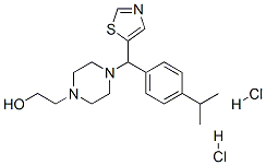 2-[4-[(4-propan-2-ylphenyl)-(thiazol-5-yl)methyl]piperazin-1-yl]ethano l dihydrochloride CAS#: 88247-59-0