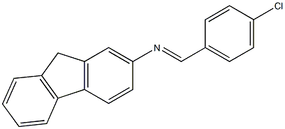 2-(4-CHLOROBENZYLIDENEAMINO)FLUORENE CAS#: 82899-02-3