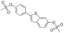 2-[4-[(Methylsulfonyl)oxy]phenyl]-Benzo[b]thiophene-6-ol 6-Methanesulfonate CAS#: 84449-65-0